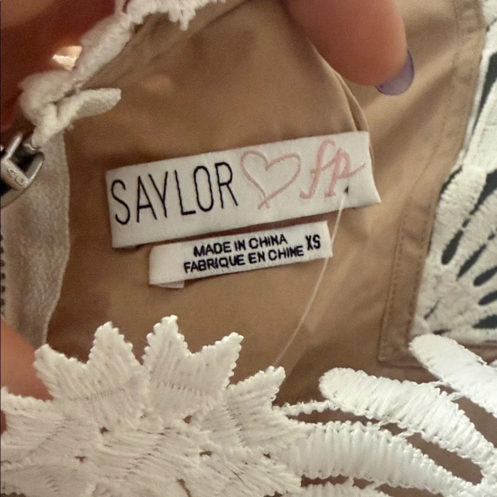 Free People x Saylor Presley mini dress-ivory - Picture 9 of 9